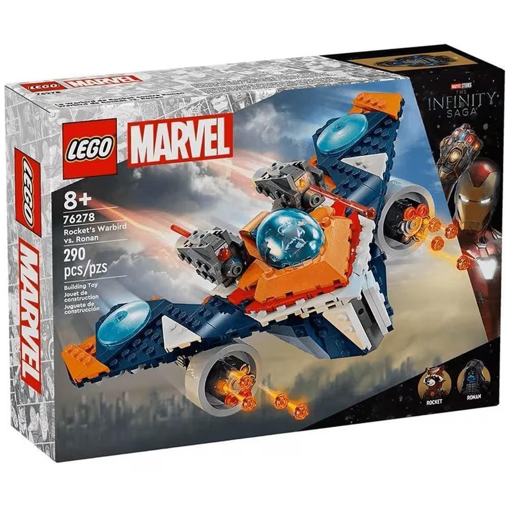 Lego Marvel 76278 Warbird Do Rocket Vs Ronan Com 290 Peças