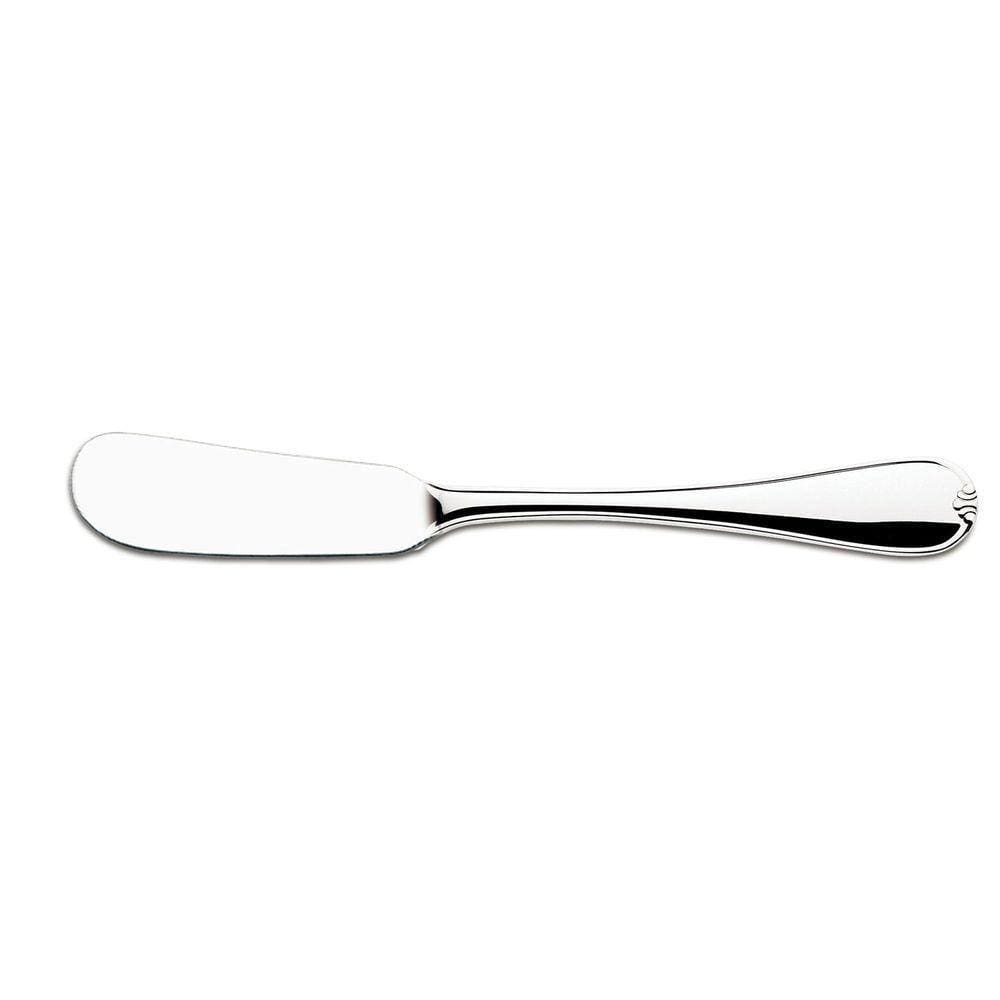 Espátula Para Manteiga Vicenza Em Aço Inox Acabamento Alto Brilho Com Detalhes No Cabo
