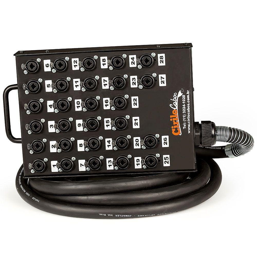 Medusa 48 Vias Com Conectores Combo - 5 Metros