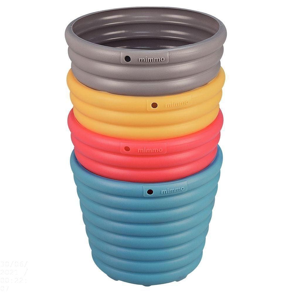 Conjunto De Cachepôs Vasos Tramontina Em Plástico Colorido 1,7 L 4 Peças Tramontina