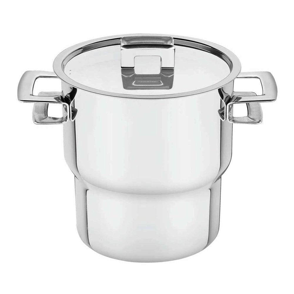 Cuscuzeira Tramontina Brava Em Aço Inox Com Alças E Tampa 14 Cm 2,1 L Tramontina