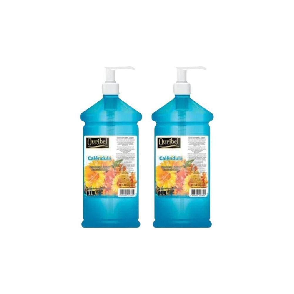 Sabonete Liquido Ouribel 1000Ml Calendula - Kit C/2Un
