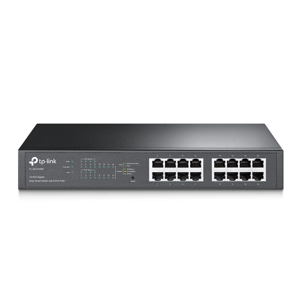 Switch inteligente Gigabit Easy de 16 portas, 8 POE