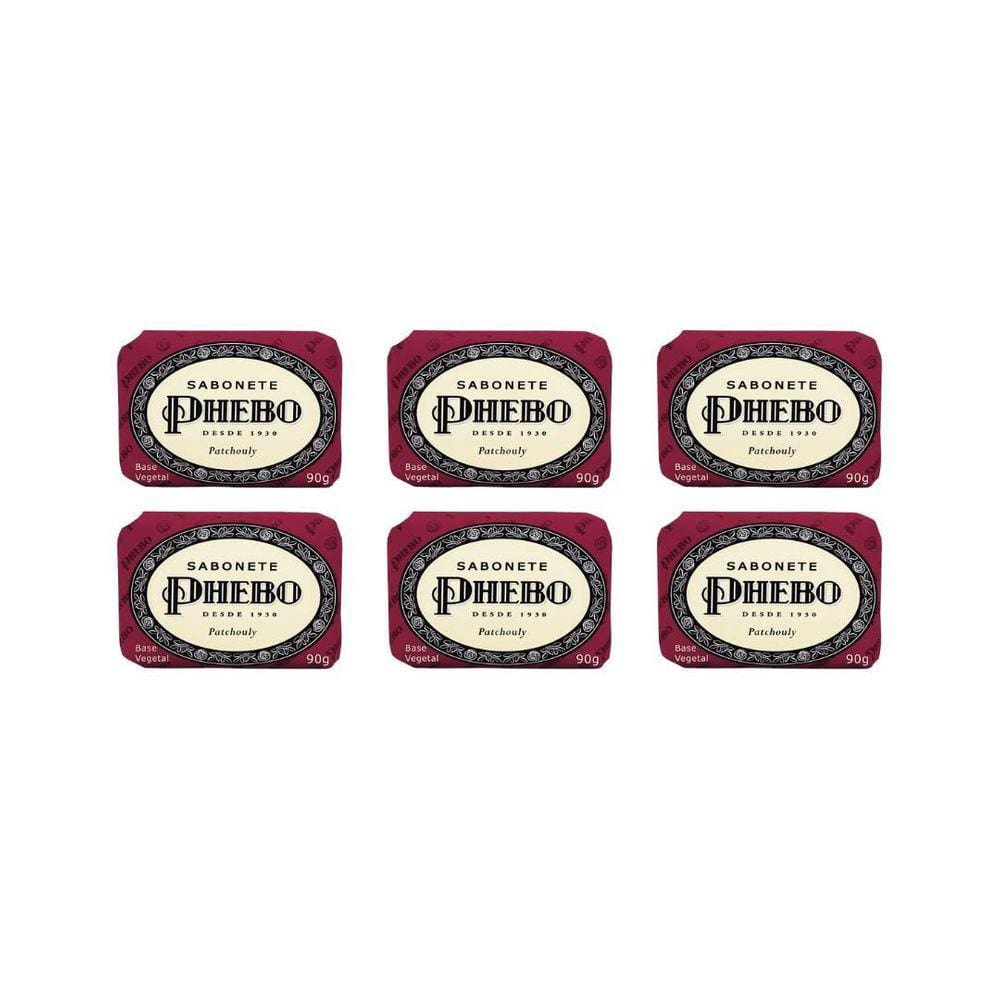 Sabonete Phebo Patchouly 90G - Kit C/6Un
