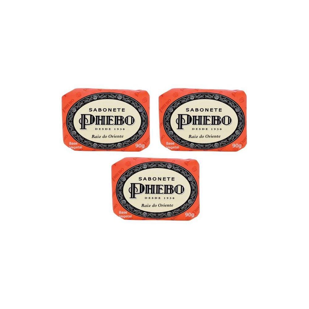 Sabonete Phebo Raiz Oriente 90G - Kit C/3Un