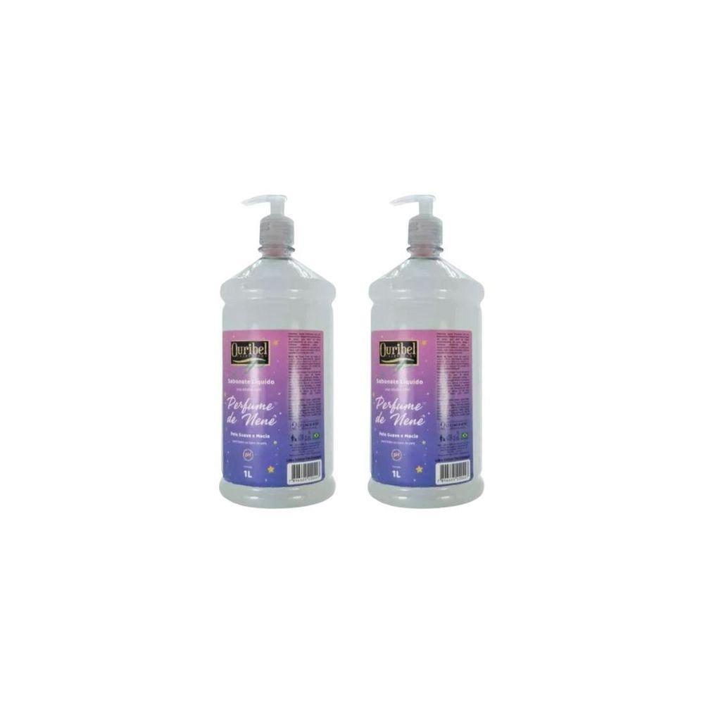 Sabonete Liquido Ouribel 1000Ml Perfume De Nene - Kit C/2Un