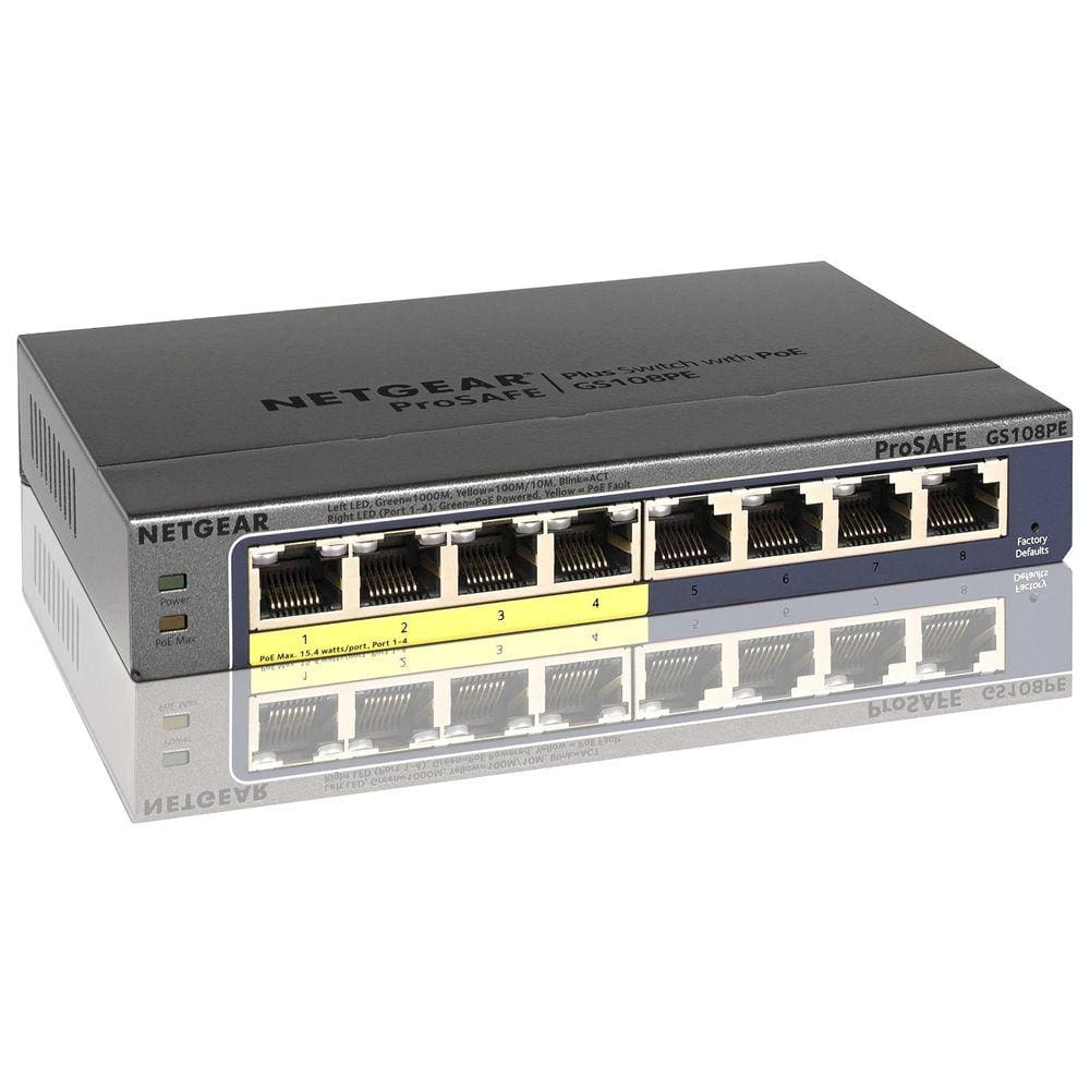 Switch Gigabit de 8 portas com 4 POE