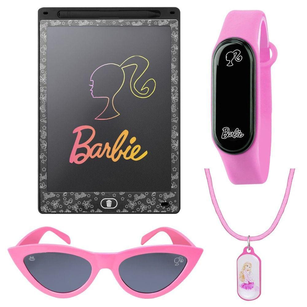 colar + lousa magina LCD tablet barbie prova dagua barbie criança presente qualidade premium rosa