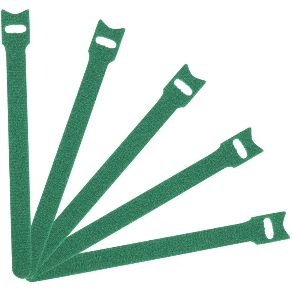 Organizador de cabos Fita de gravata de verde mourisco x20