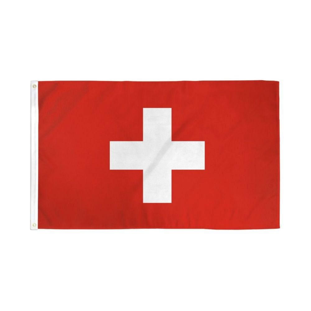 Bandeira Suíça Poliéster 150cm x 90cm