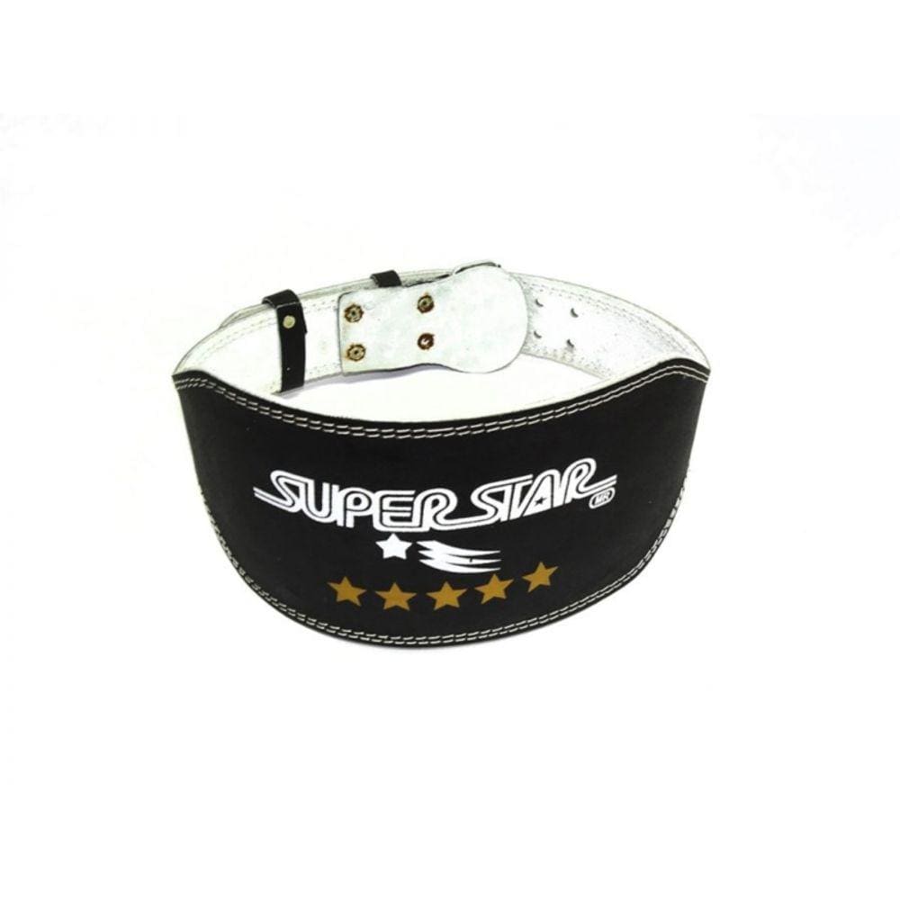 Cinto de levantamento de peso Super Star Size M reforçado com couro Supp