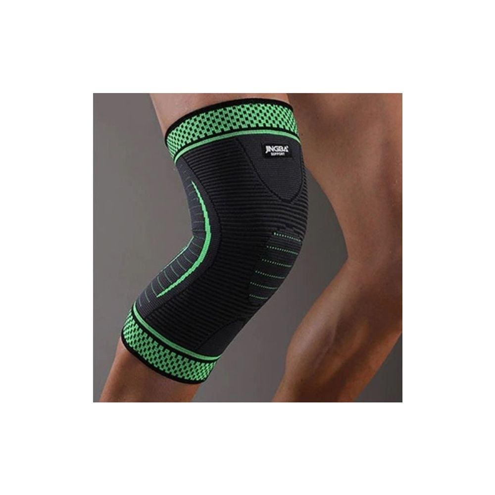 Compressão elástica tubular de joelheiras para joelhos fracos