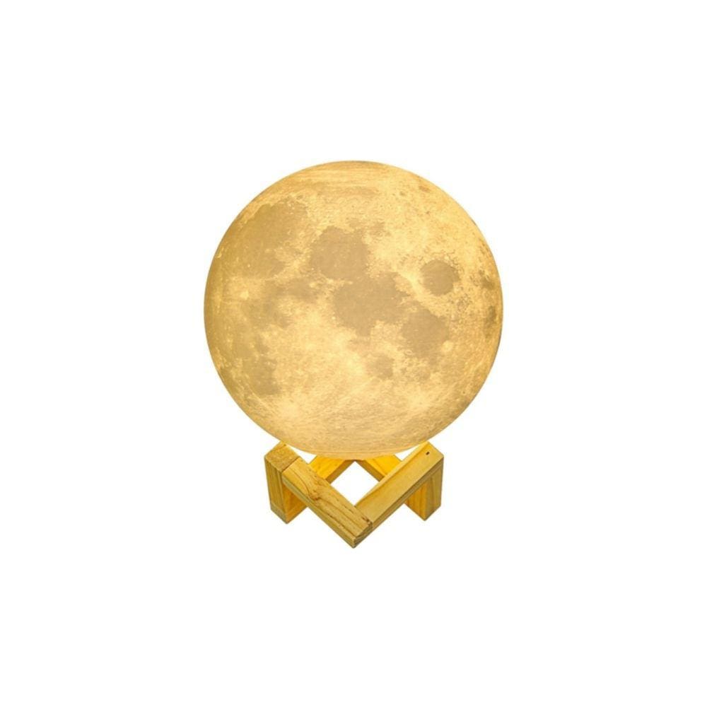 Moon Lamp Velador Lamp Lâmpada de mesa Lâmpada 3D 15cm