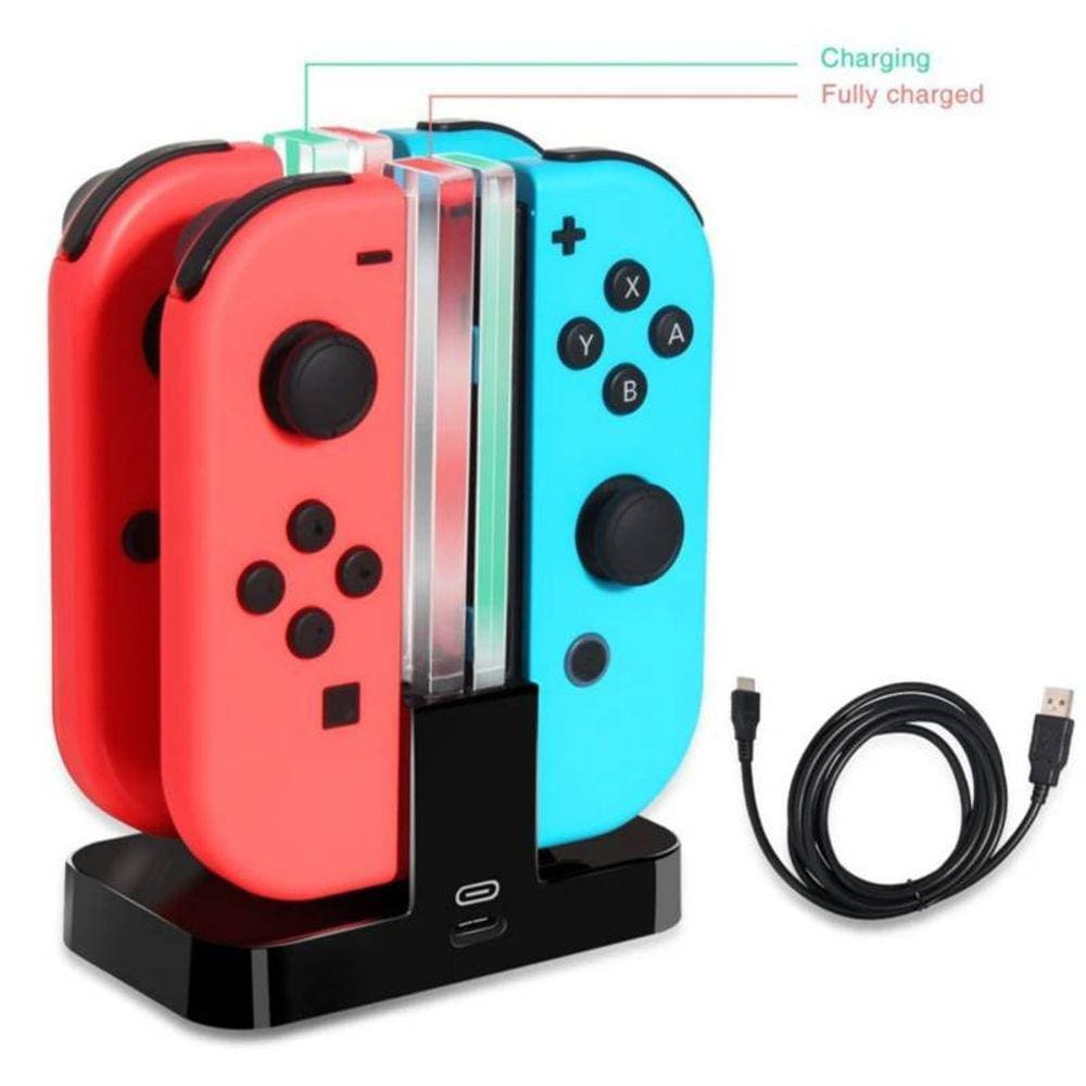 Base de carregamento quádruplo para Joy-Con para Nintendo Switch