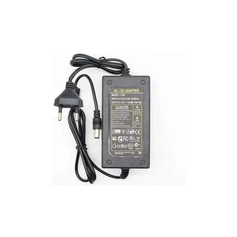 Carregador de transformador de fonte de alimentação 12V 5A 60W