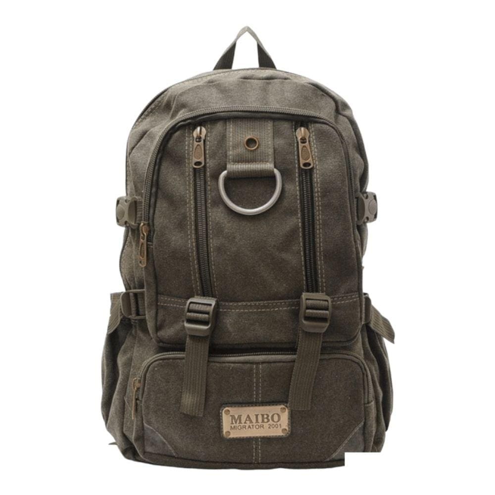 Mochila Urban Canvas 20L para viagens ao ar livre em estilo vintage