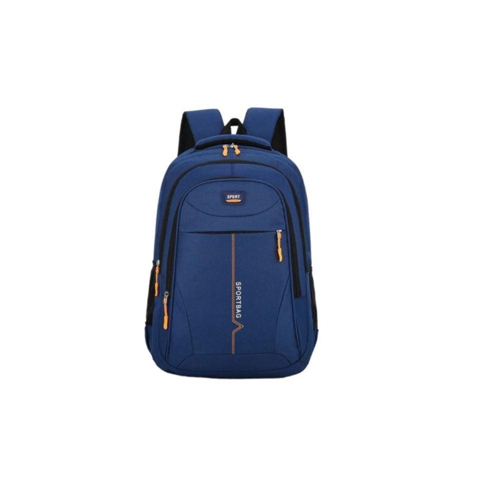 Mochila impermeável 35L azul para uso diário em estilo urbano