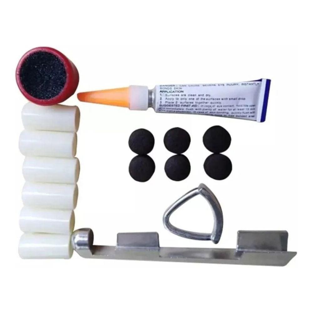 Kit de reparo de piscina Taco De Pool com 6 solas de animais de 13 mm