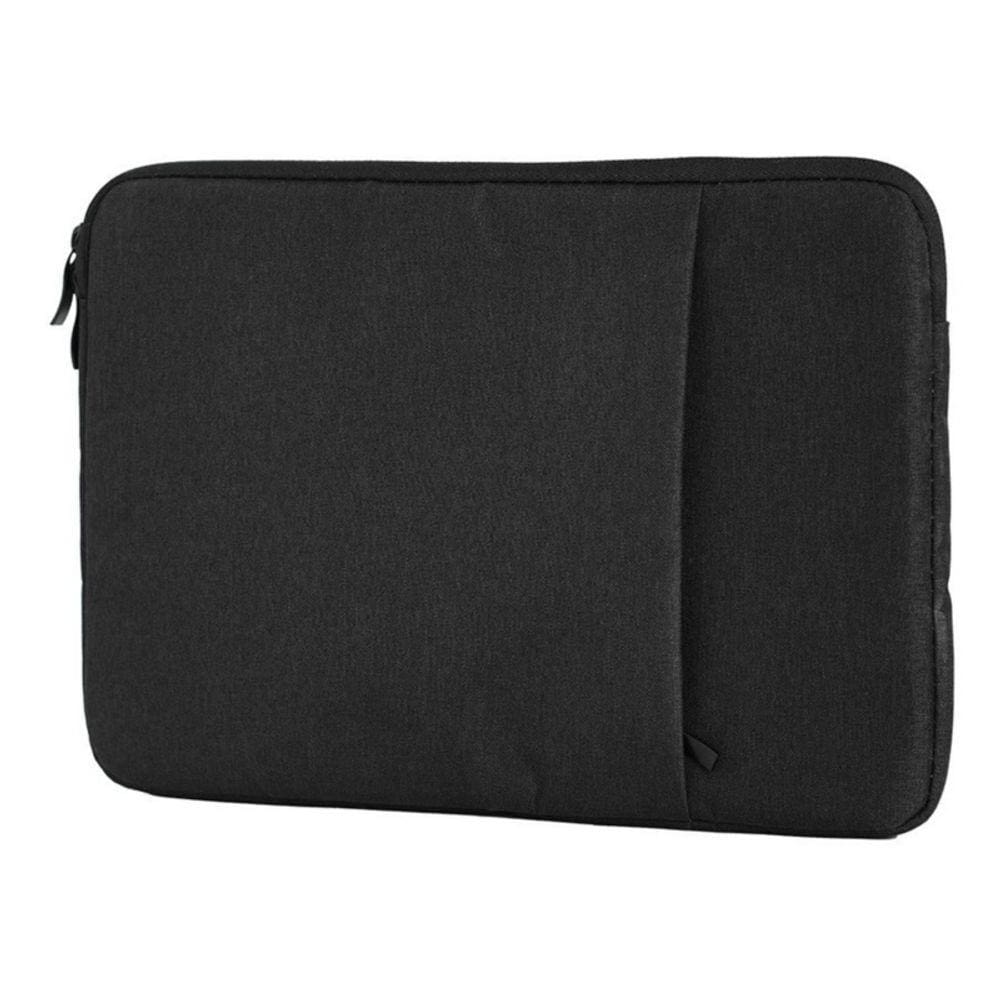 Bolsa para notebook de microfibra impermeável de 15-16 polegadas preta