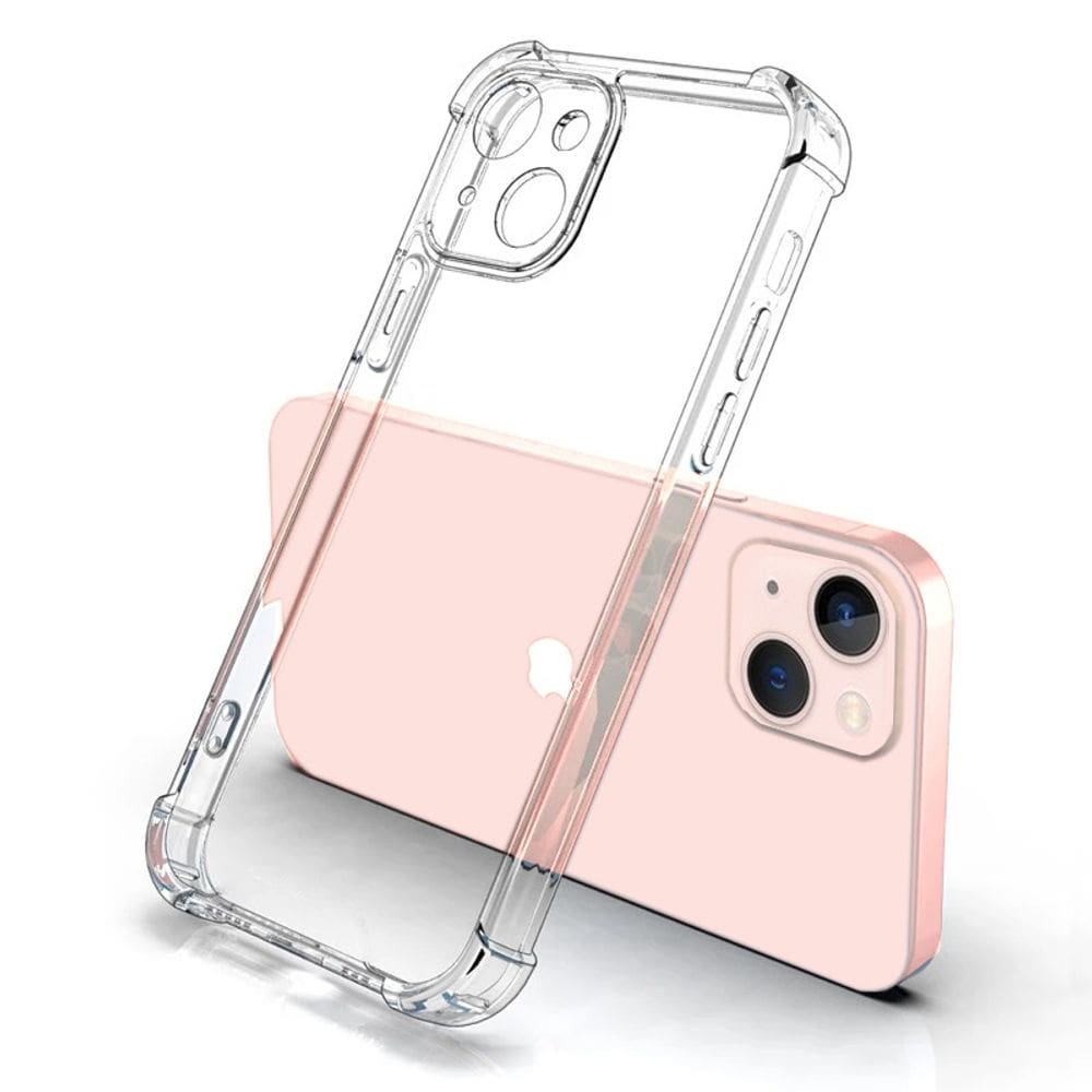 Capa de telefone transparente antidetonante para 13