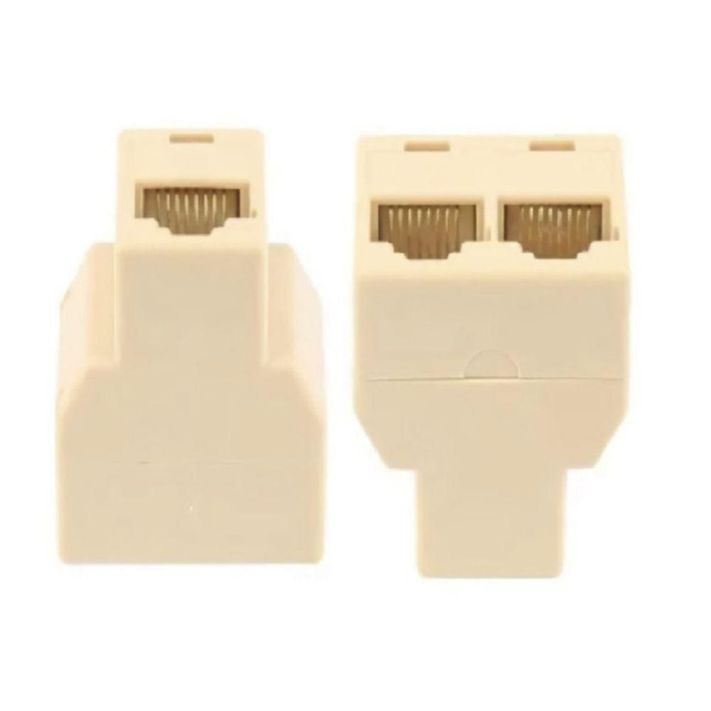 Adaptador divisor Rj45 Cat5 6 Lan 1 a 2 para computadores