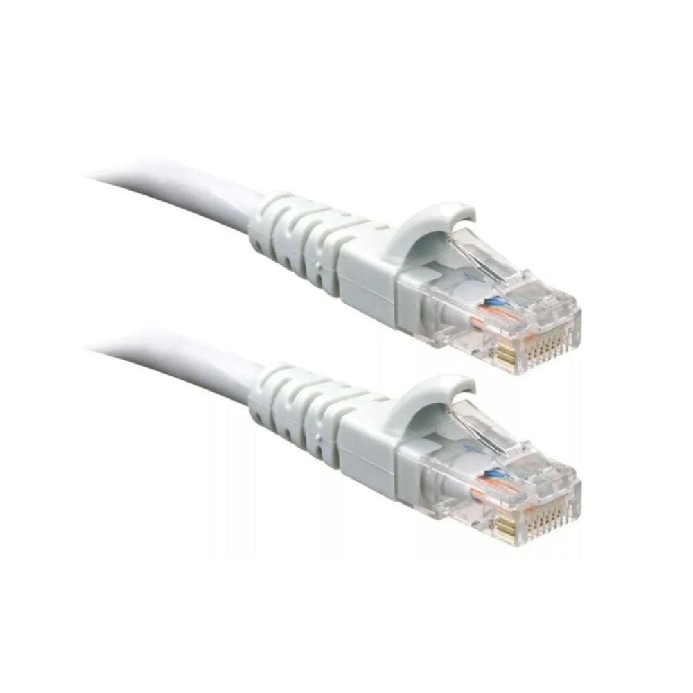 Cabo de rede Categoria 5 RJ45 LAN 20m cinza