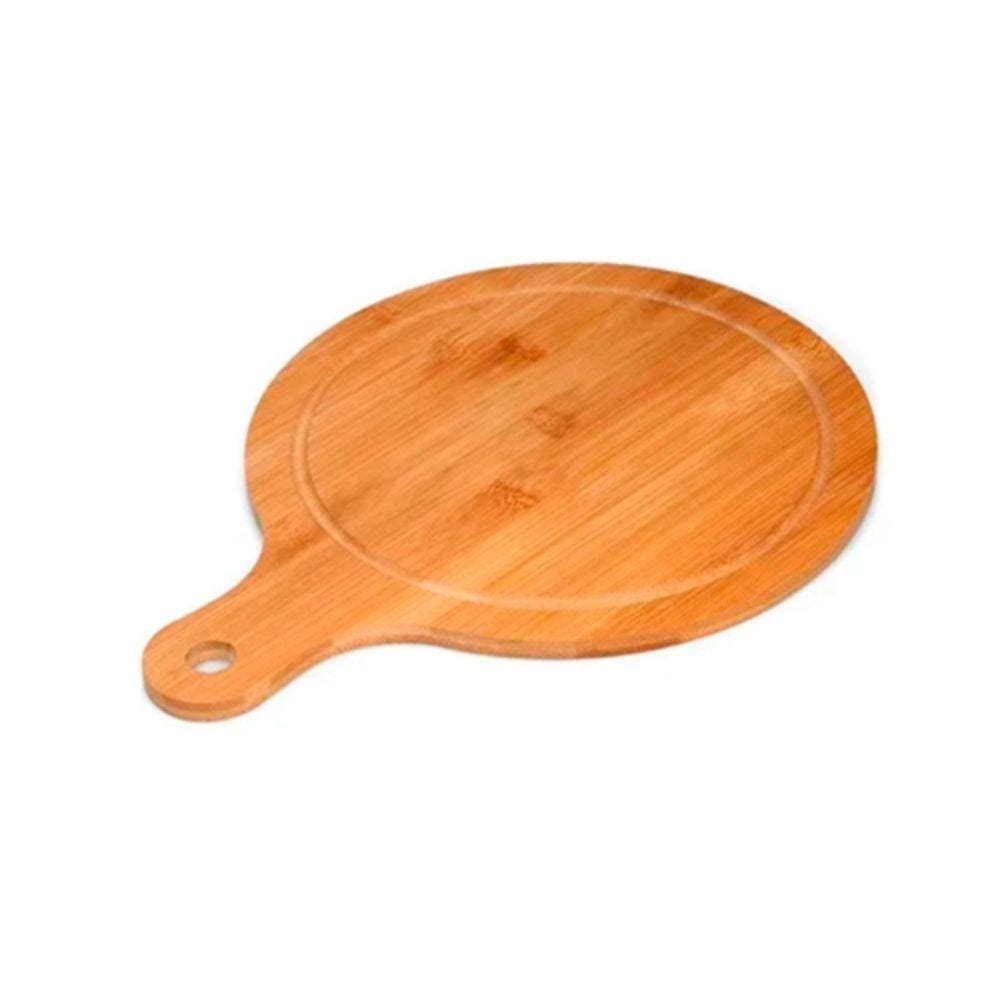 Tábua de cortar, pizza de madeira, cozinha de 30 cm de diâmetro
