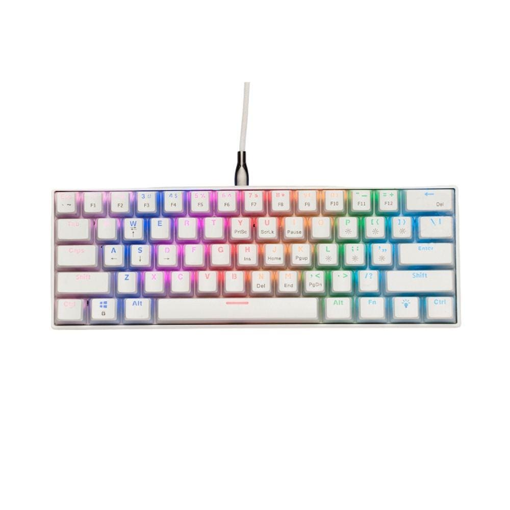 Teclado médico ZA616 mecânico 60% compacto com removível