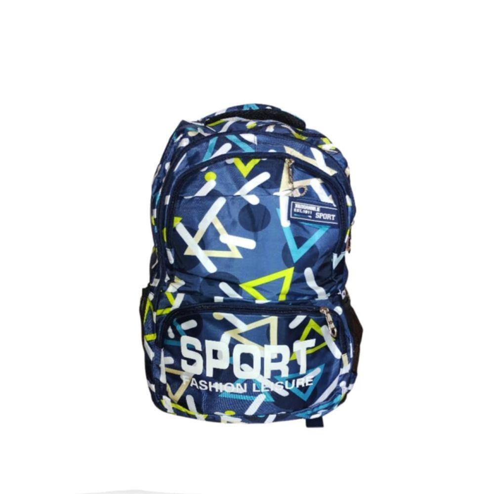 Mochila esportiva SPORT 5 com compartimento azul para escola