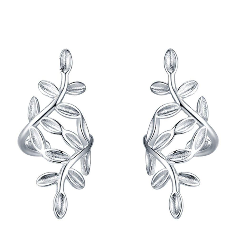 Ring Pressure Cuff Branch 925 Silver Snap-hoop