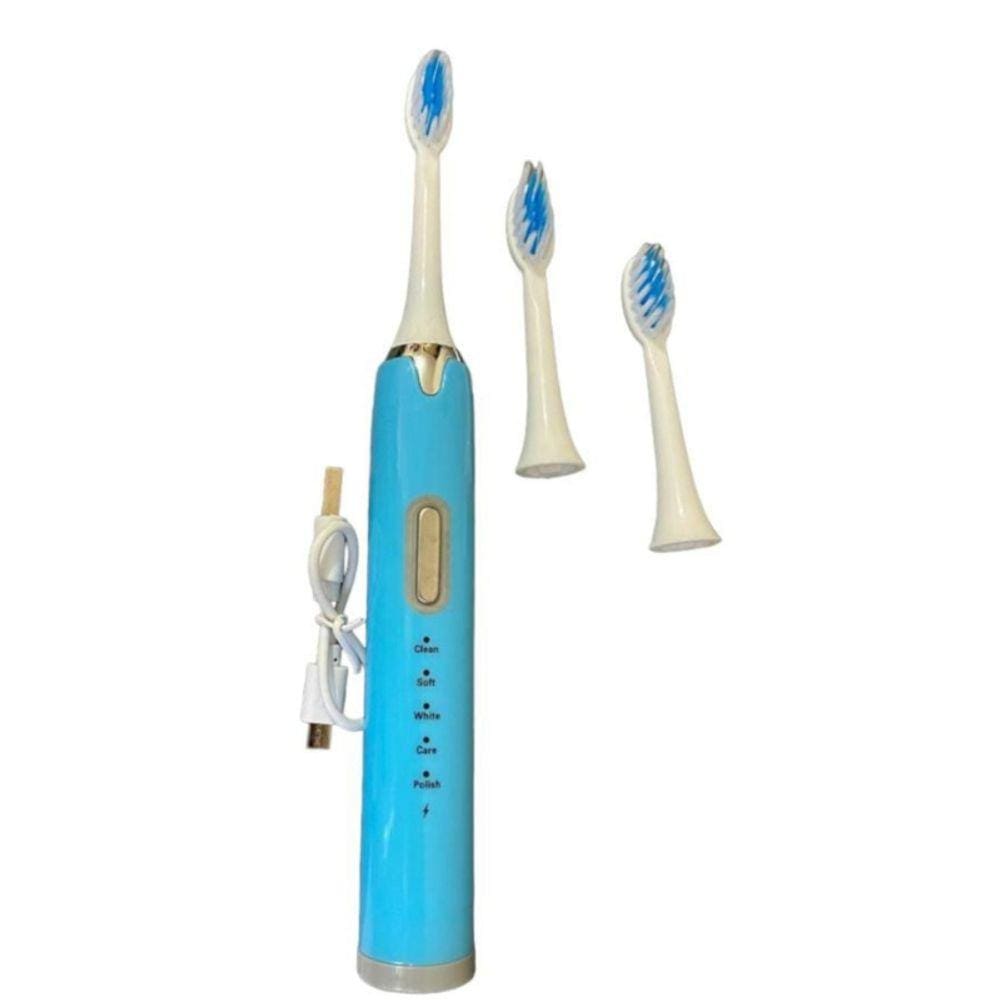 Escova de dentes elétrica com vibração ultrassônica com temporizador de 5 modos