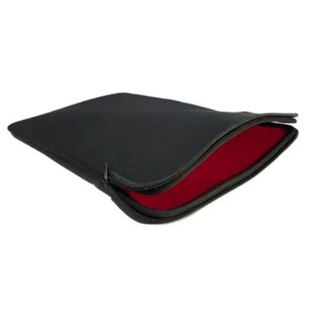 Capa de notebook de neoprene 15,6" com fecho preto
