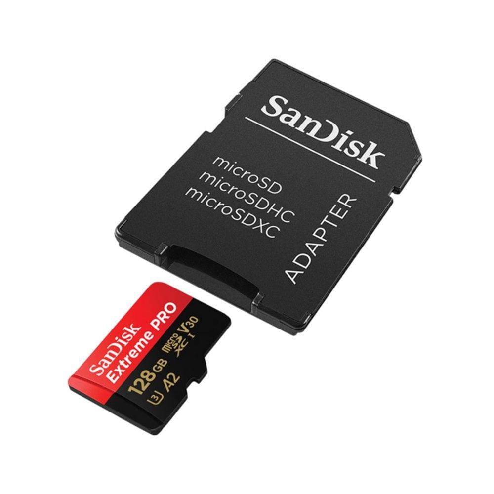Cartão de memória SanDisk Extreme Pro microSD 128GB