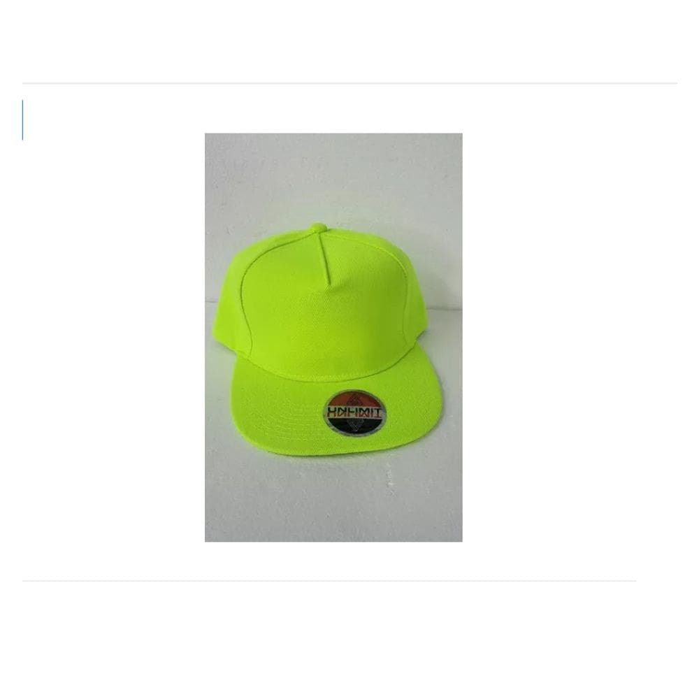 Chapéu Snapback Jockey Flat Visor e fecho de plástico unissex