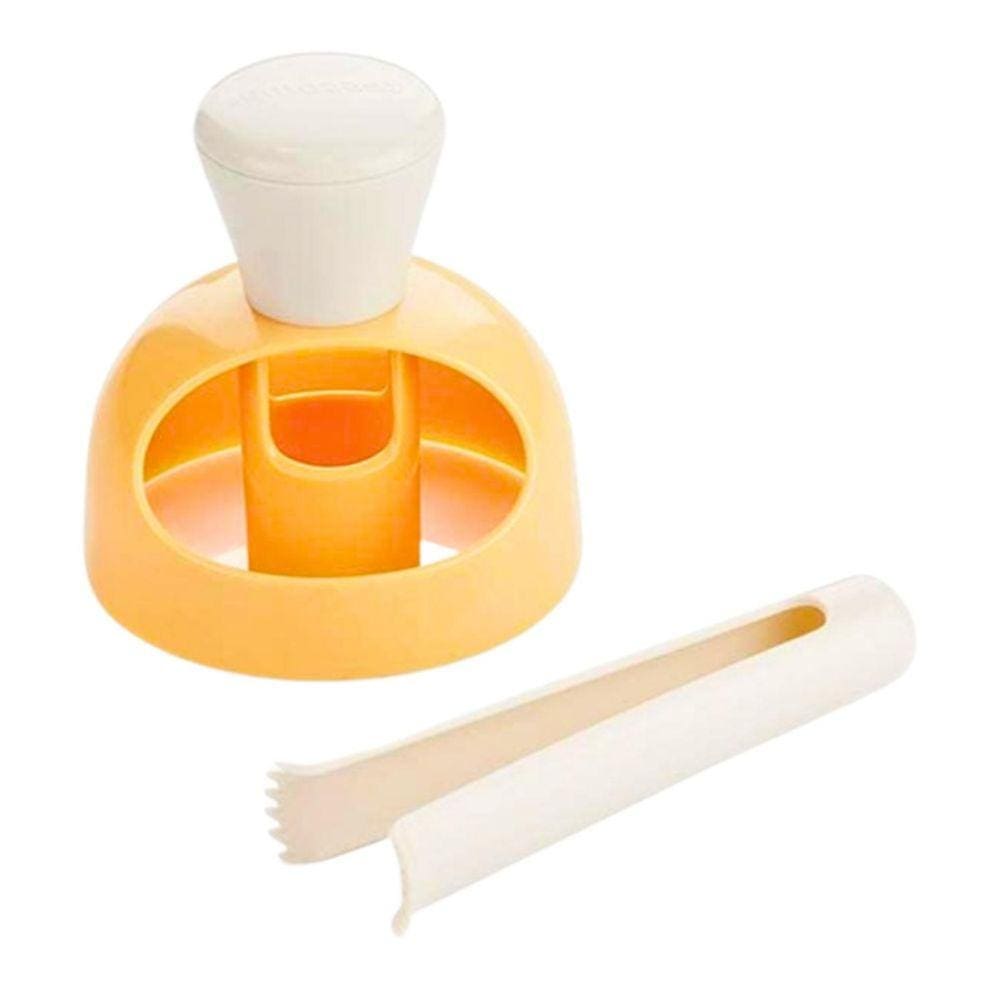 Cortador de moldes de donut Molde, molde de plástico com braçadeira de pastelaria 8,5x8x4cm