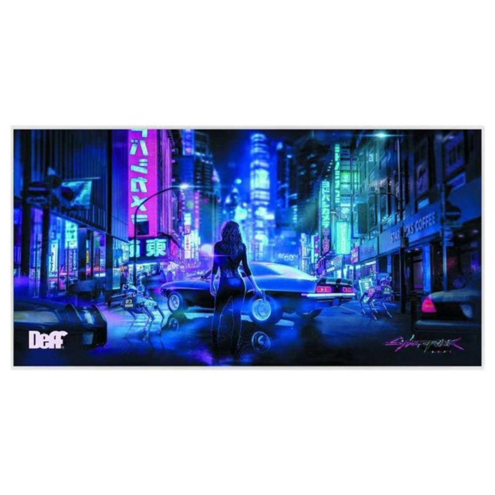 Mousepad Gamer XXL Design City Cyberpunk 90x40cm