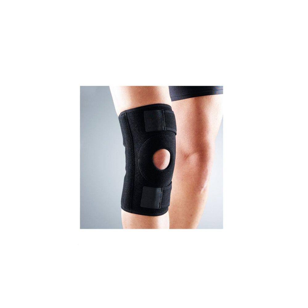 Joelheira ortopédica de neoprene com reforço de