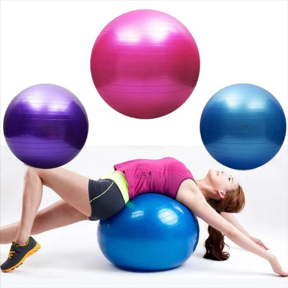 Bola de ioga para Pilates 75 cm com capacidade de inflador de 150 kg