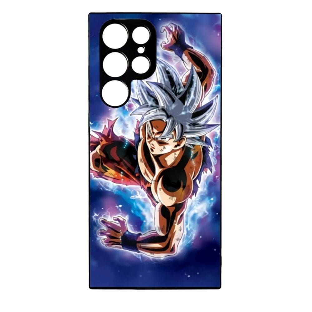 Capa de telefone Goku para Samsung S22 Ultra com protetor de câmera