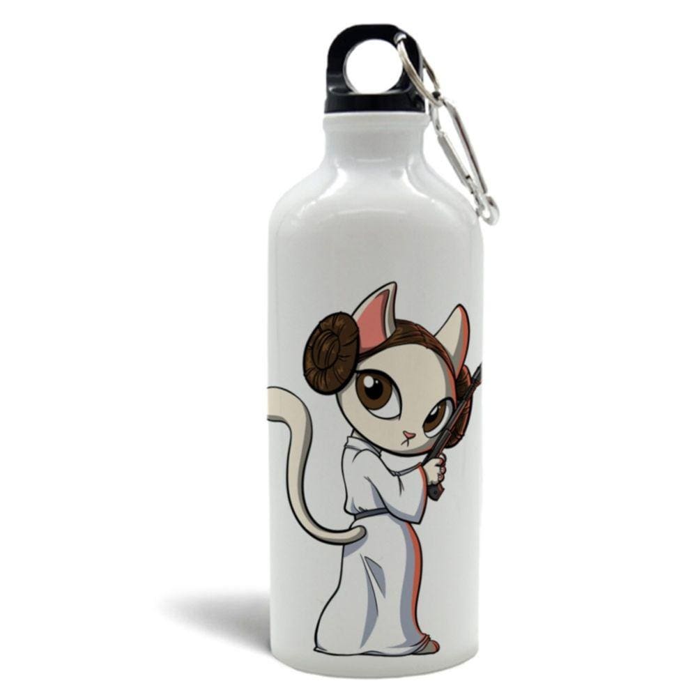 Garrafa de água só para animais de estimação Leia Cat Aluminium 600mL