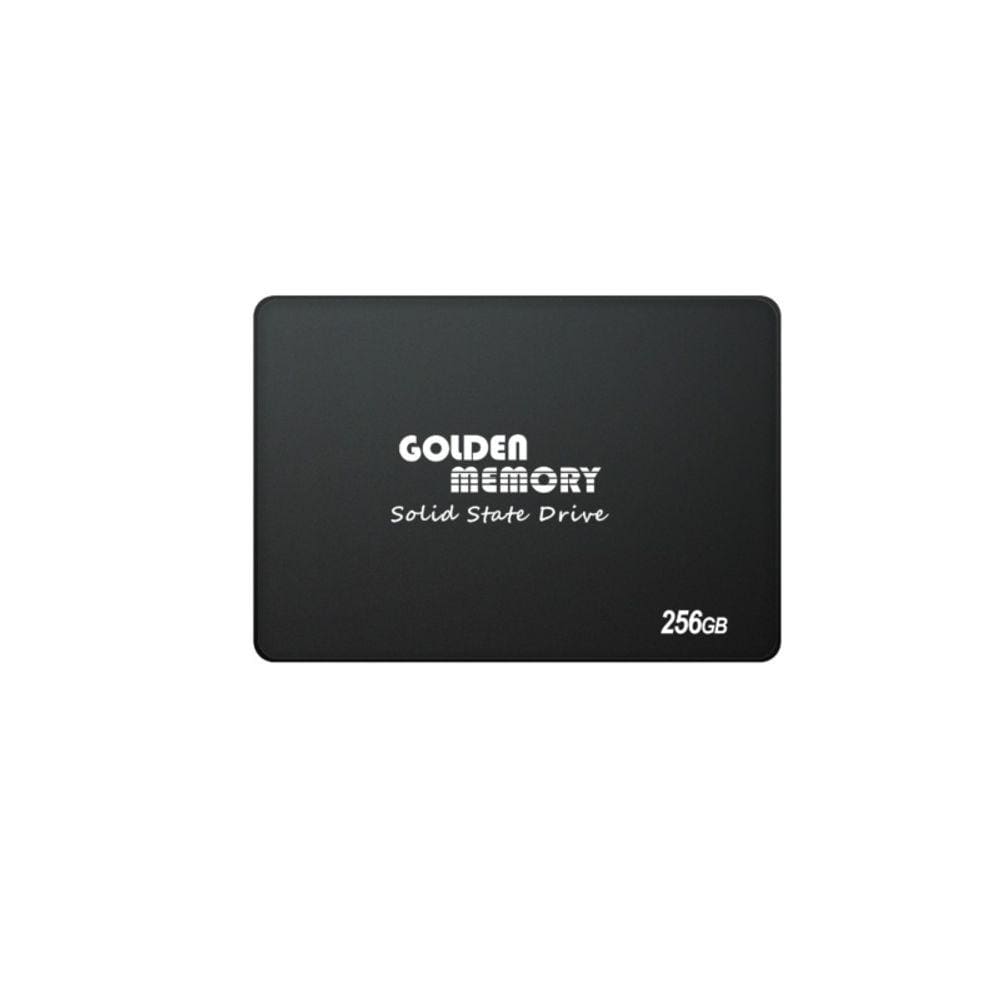 Disco SSD Golden Memory 256 GB SATA 3 2,5\" com transferência de 6,0 Gbps