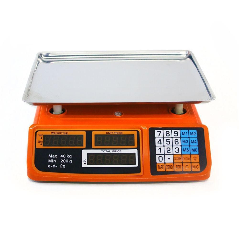 Bateria recarregável de 40 kg de balança digital Weak Warehouse