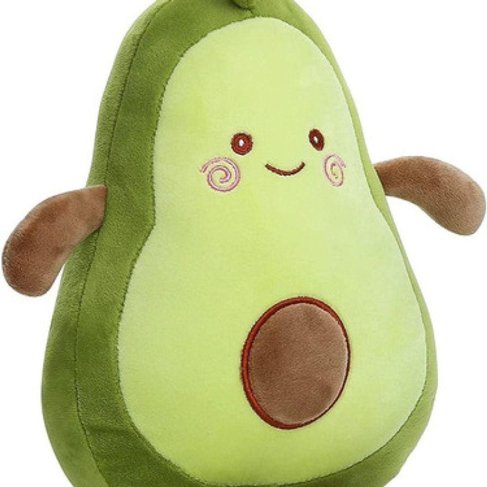 Almofada de pelúcia de pelúcia Kawaii Avocado 30 cm Extra Macia