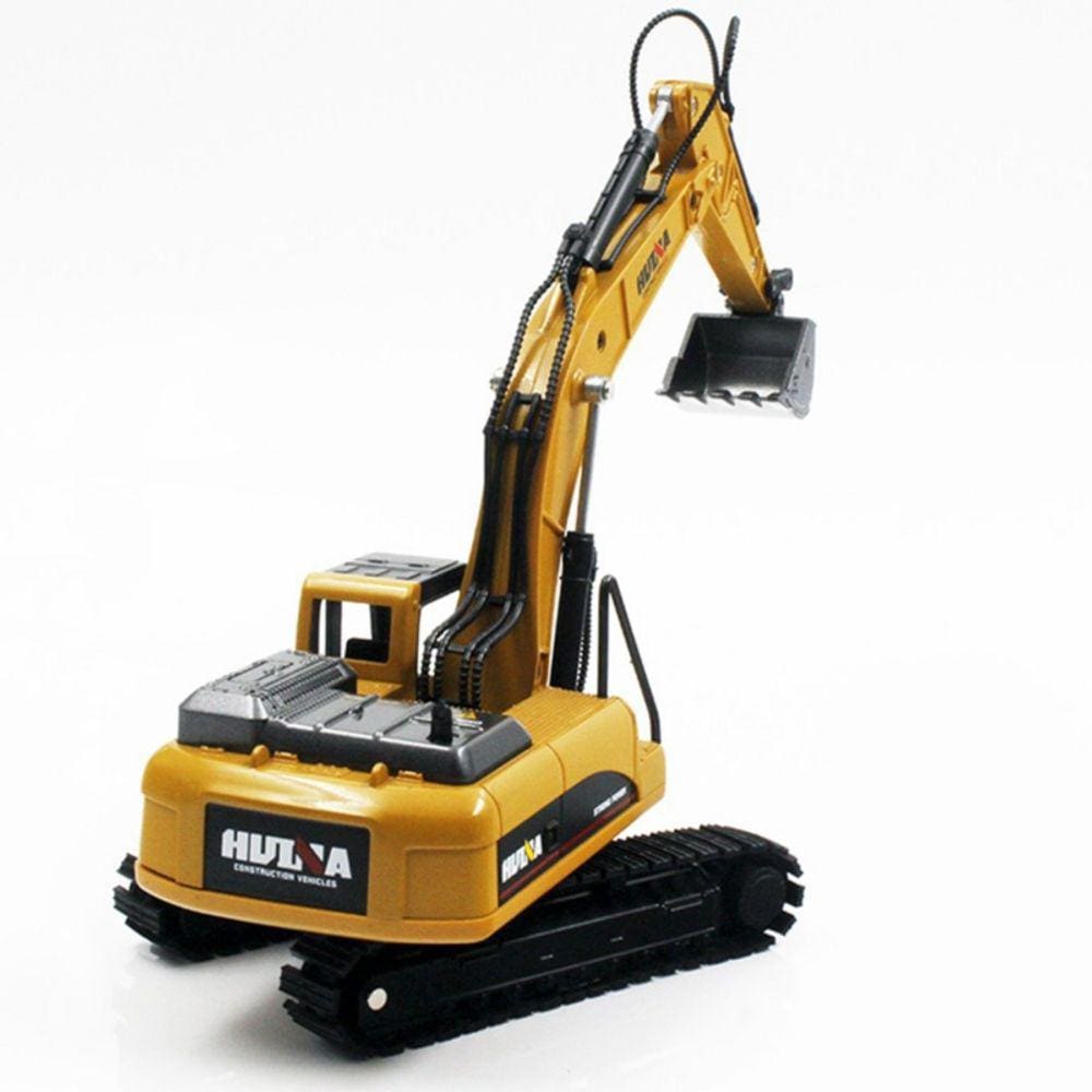 Caminhão escavador de brinquedo Huina TOYS NO.1710 Alloy 28,5 cm