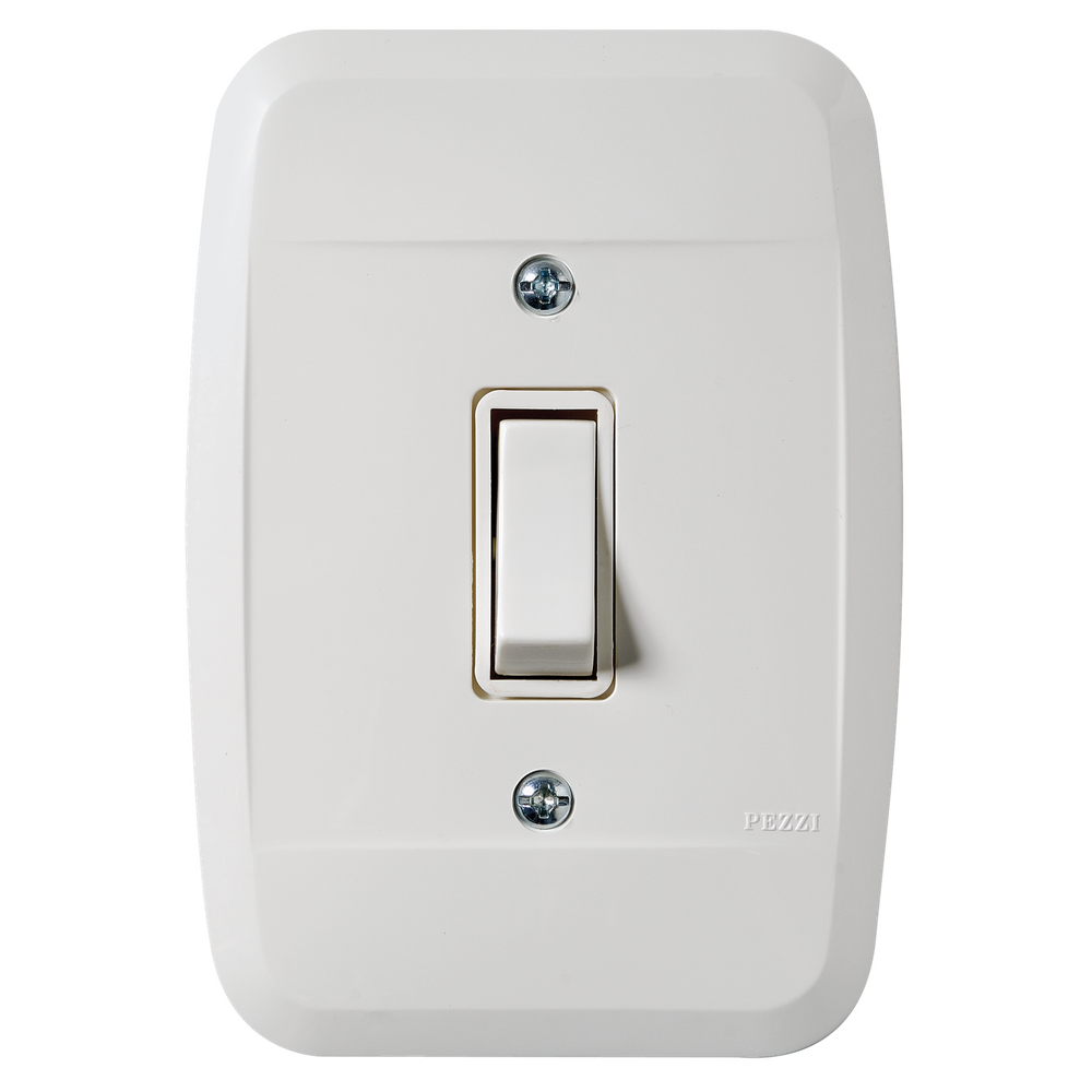 Interruptor Embutir Simples 1 T.S Branca 41100 - Pezzi