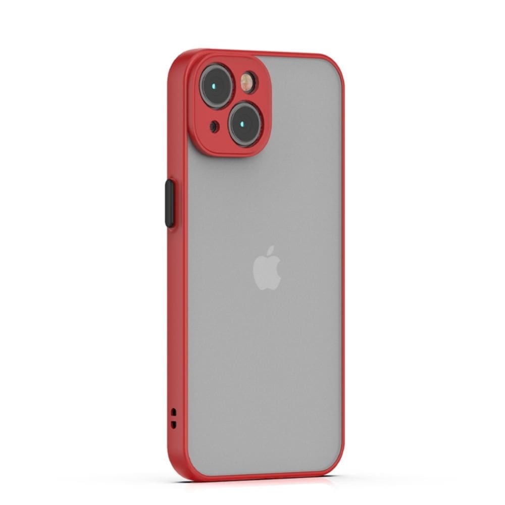 Capa TPU vermelha semitransparente para 14 Plus