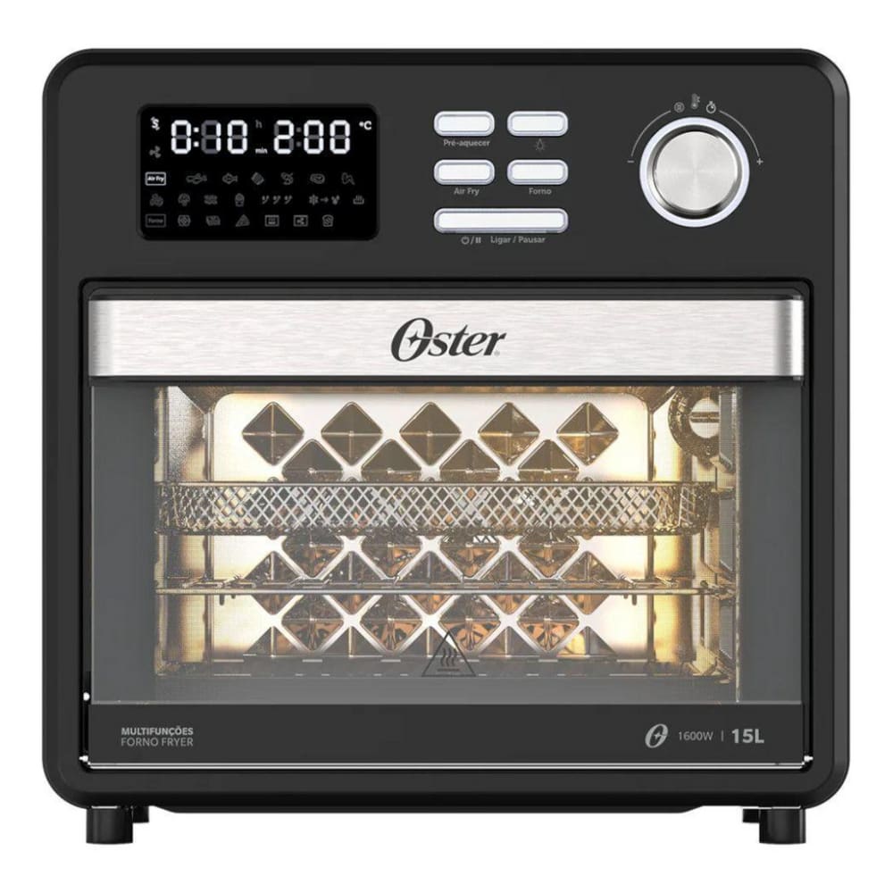 Forno e Fryer Multifunções Oster Ofor160 127V Preto 15L