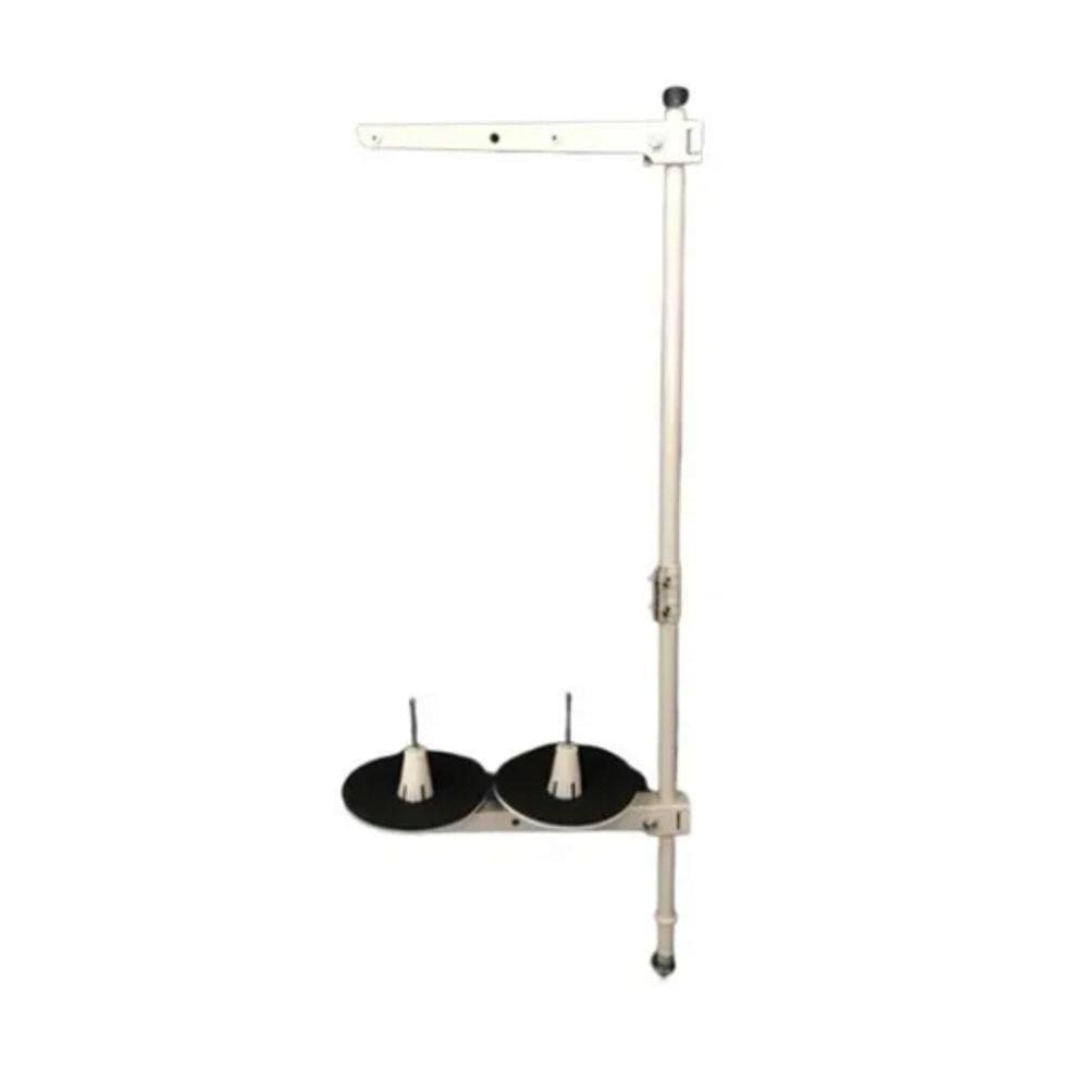 Porta Fio 2 Cones Máquina Industrial Suporte Linha - Reta