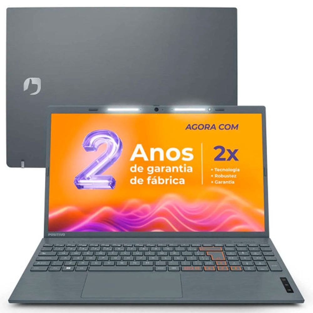 Notebook Positivo Vision C15 Lumina Bar C4128A-15 Intel Celeron 4GB 128 GB eMMC Tela 15.6 Windows 11 Home