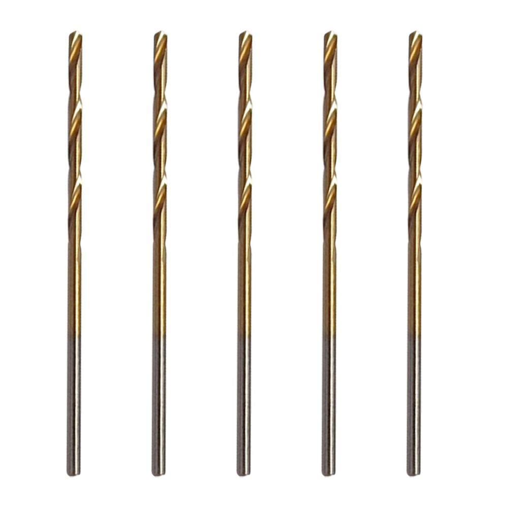 Kit 5 Broca 1.5Mm Aço Rápido Hss Titânio Micro Mini Retífica